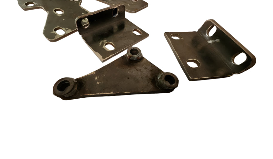 Xj Unibody Tie-in Kit w/ Steering Spacer Heavy Duty Front Bumper Tie-in kit | for JEEP XJ/MJ Cherokee Comanche 1/4" includes: Side L bracket