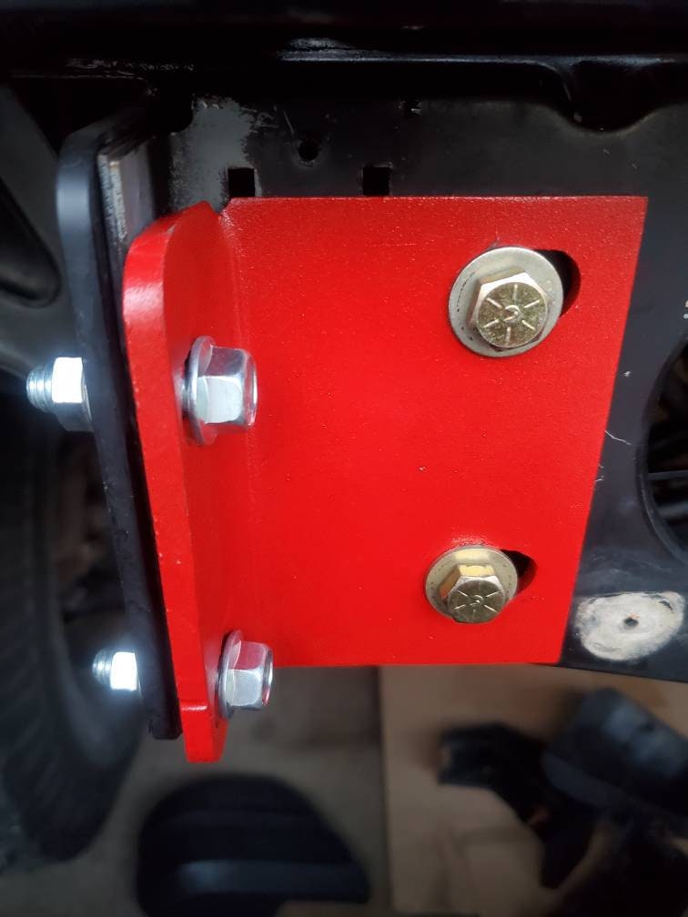 Heavy Duty Front Bumper Tie in Inner Frame L Brackets for JEEP Cherokee Comanche 1/4"  or 1/8" Metal Plate for Unibody Preserve diy bumper