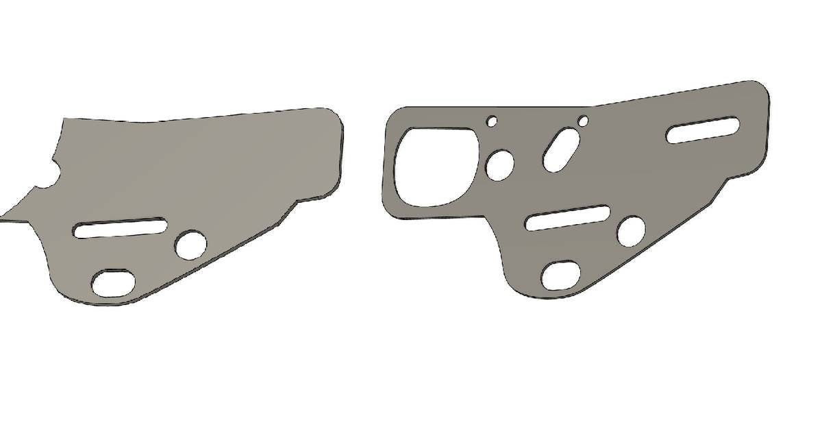 Steering Gear Box Reinforcement Plates for Jeep TJ Wrangler 1997 - 2006, wrangler restoration preservation parts frame and jeeps 10ga or 1/8