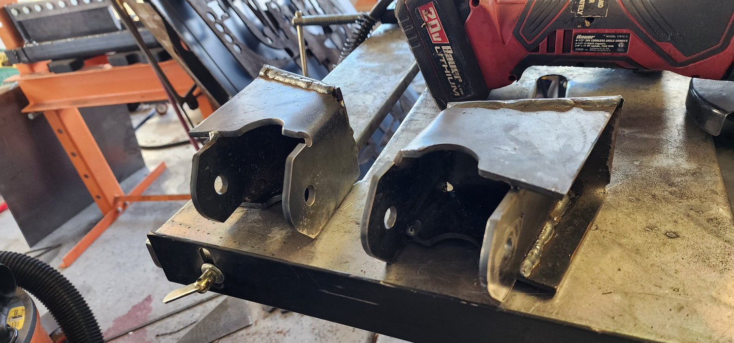 SET 2 HD Frame Mount Upper Control Arm Bracket (0 degree offset) works for Cherokee Xj Comanche Mj Tj Zj Lj  preservation accessories 1/4"