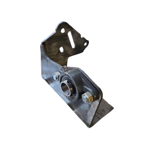 HD TJ LJ Wrangler Steering Box Skid and Brace woth Sector Shaft support 97 to 06 Armadillor Armor Offroad cnc cut of 1/4 inch plate for jeep