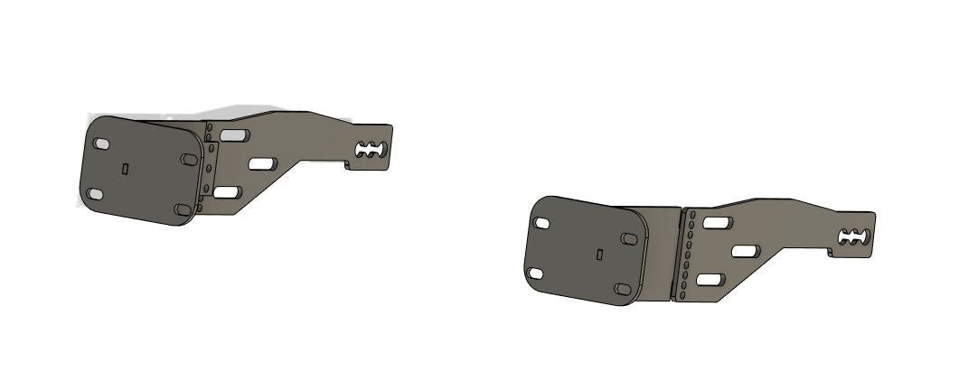 Jk wrangler bumper adapter HD brackets for MJ / XJ cherokee for jeeps xj accessories and preservation modifications mods (1/4" thick)