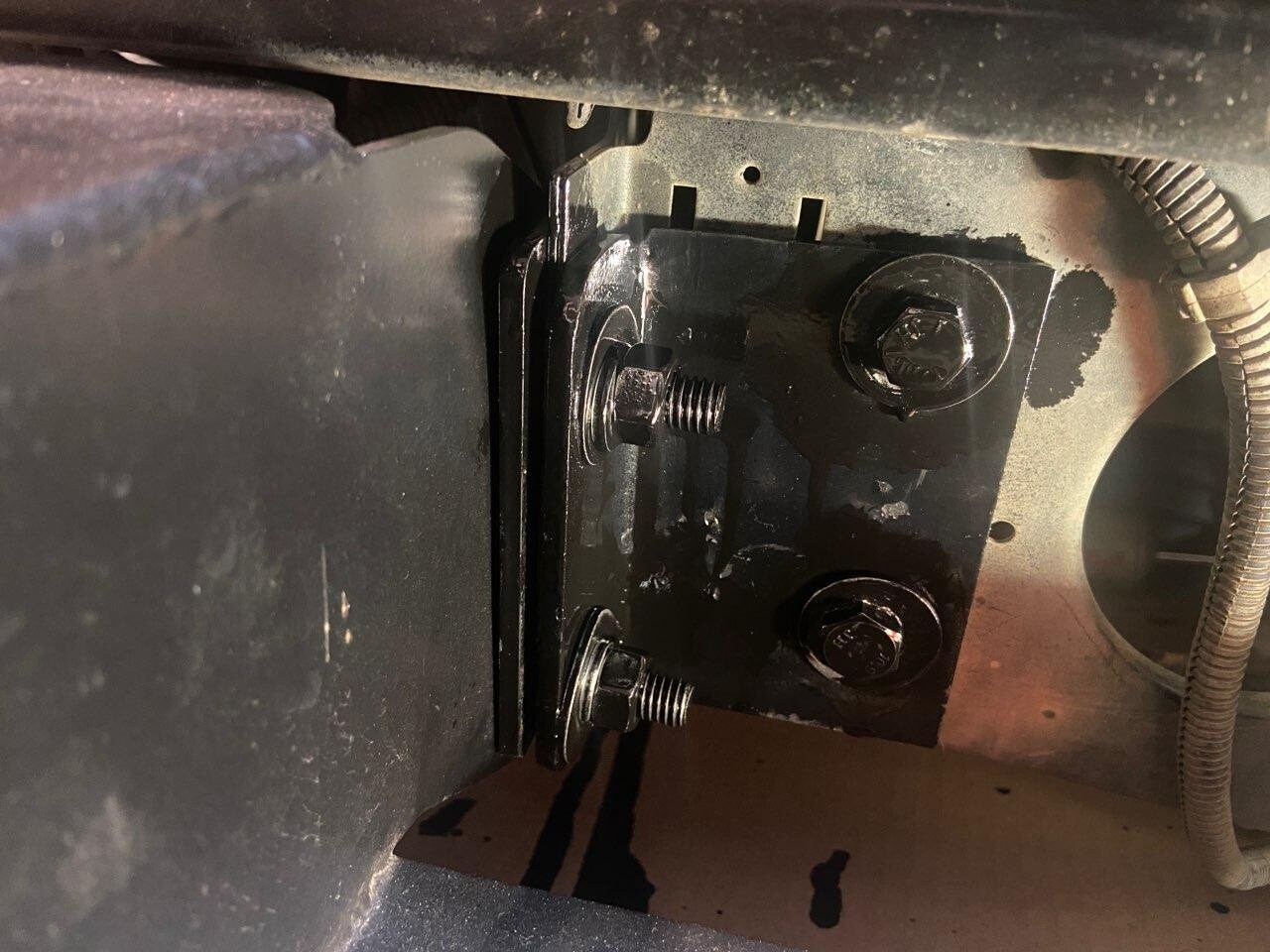 Heavy Duty Front Bumper Tie in Inner Frame L Brackets for JEEP Cherokee Comanche 1/4"  or 1/8" Metal Plate for Unibody Preserve diy bumper