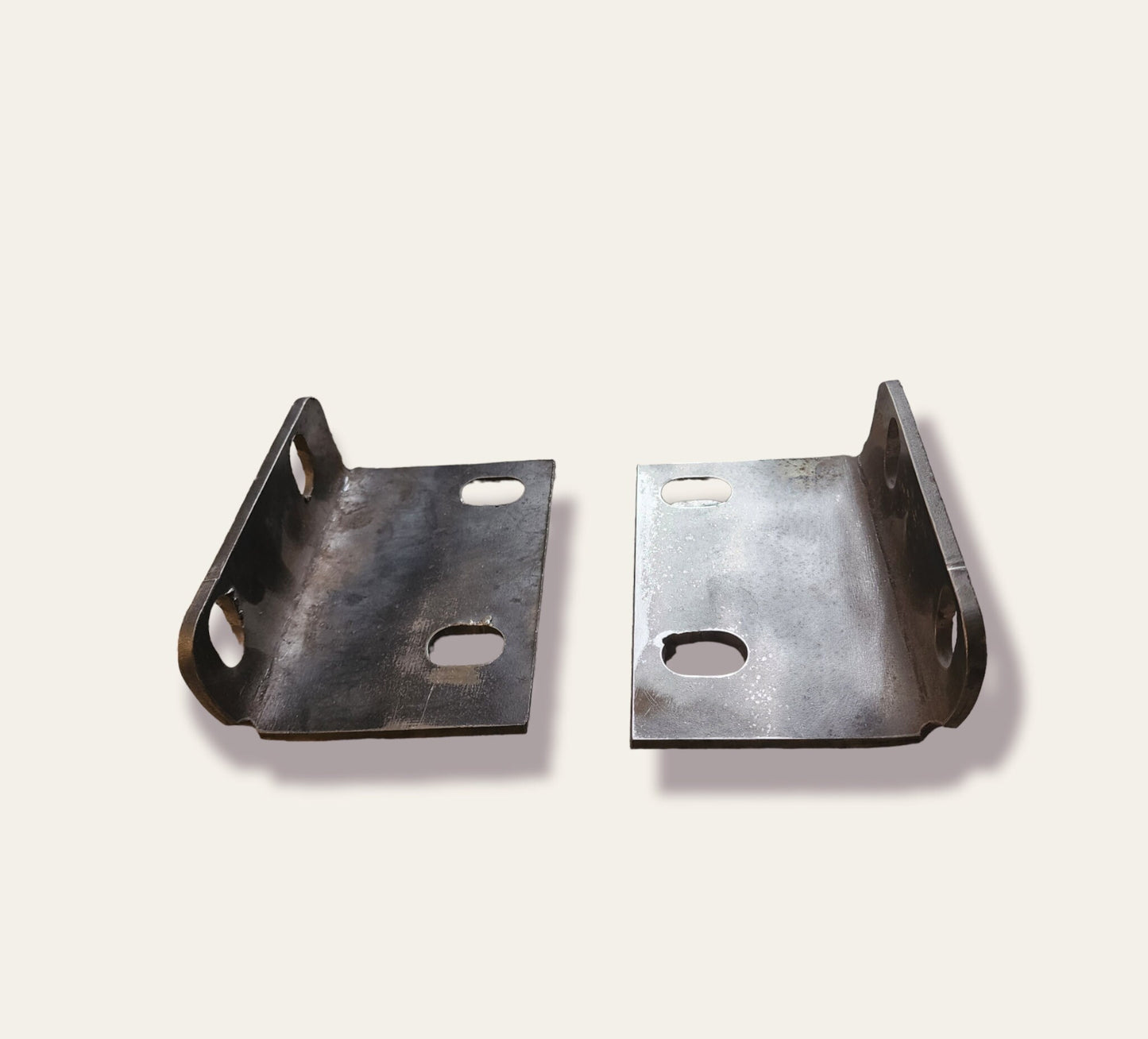 Heavy Duty Front Bumper Tie in Inner Frame L Brackets for JEEP Cherokee Comanche 1/4"  or 1/8" Metal Plate for Unibody Preserve diy bumper