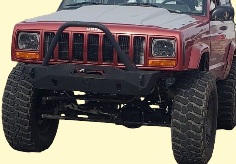 Jk wrangler bumper adapter HD brackets for MJ / XJ cherokee for jeeps xj accessories and preservation modifications mods (1/4" thick)